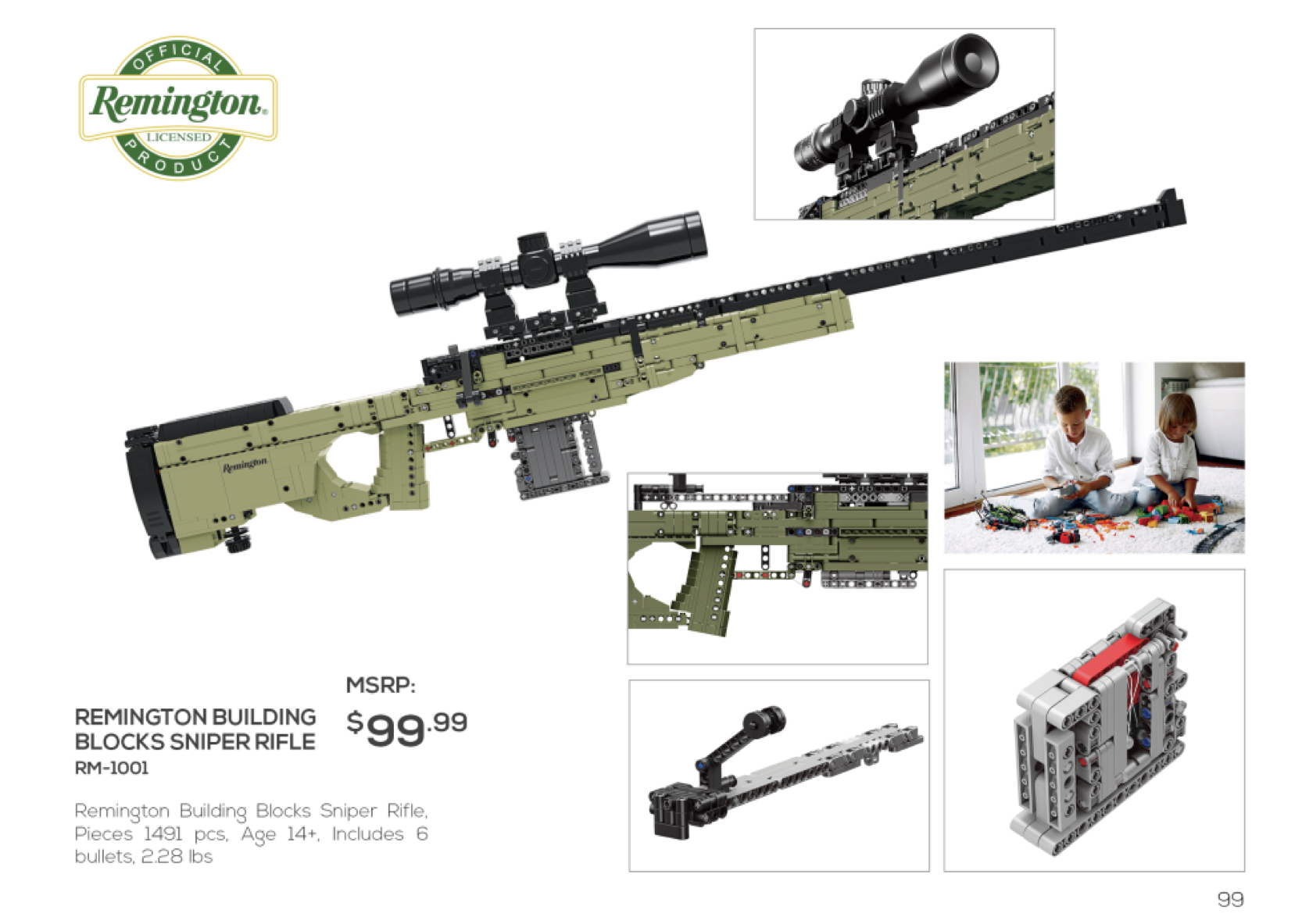 Remington Building Blocks Toy Sniper Rifle – Mad City Outdoor Gear