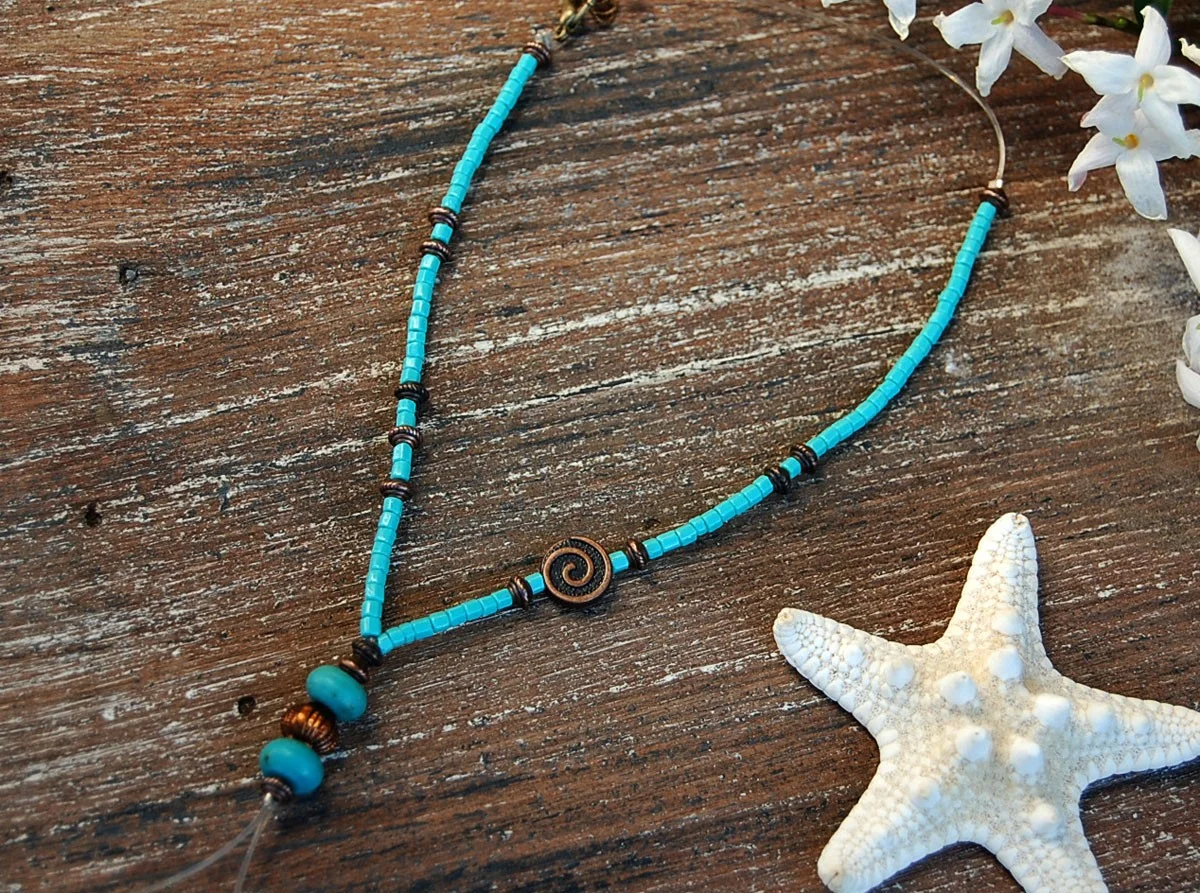 Tahiti Blue - Toe Anklet