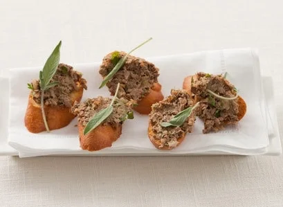 Crostini di Fegatini - Tuscan Chicken Liver Crostini 