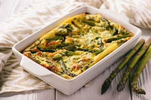 Asparagus Cheese Frittata for an Easter Picnic