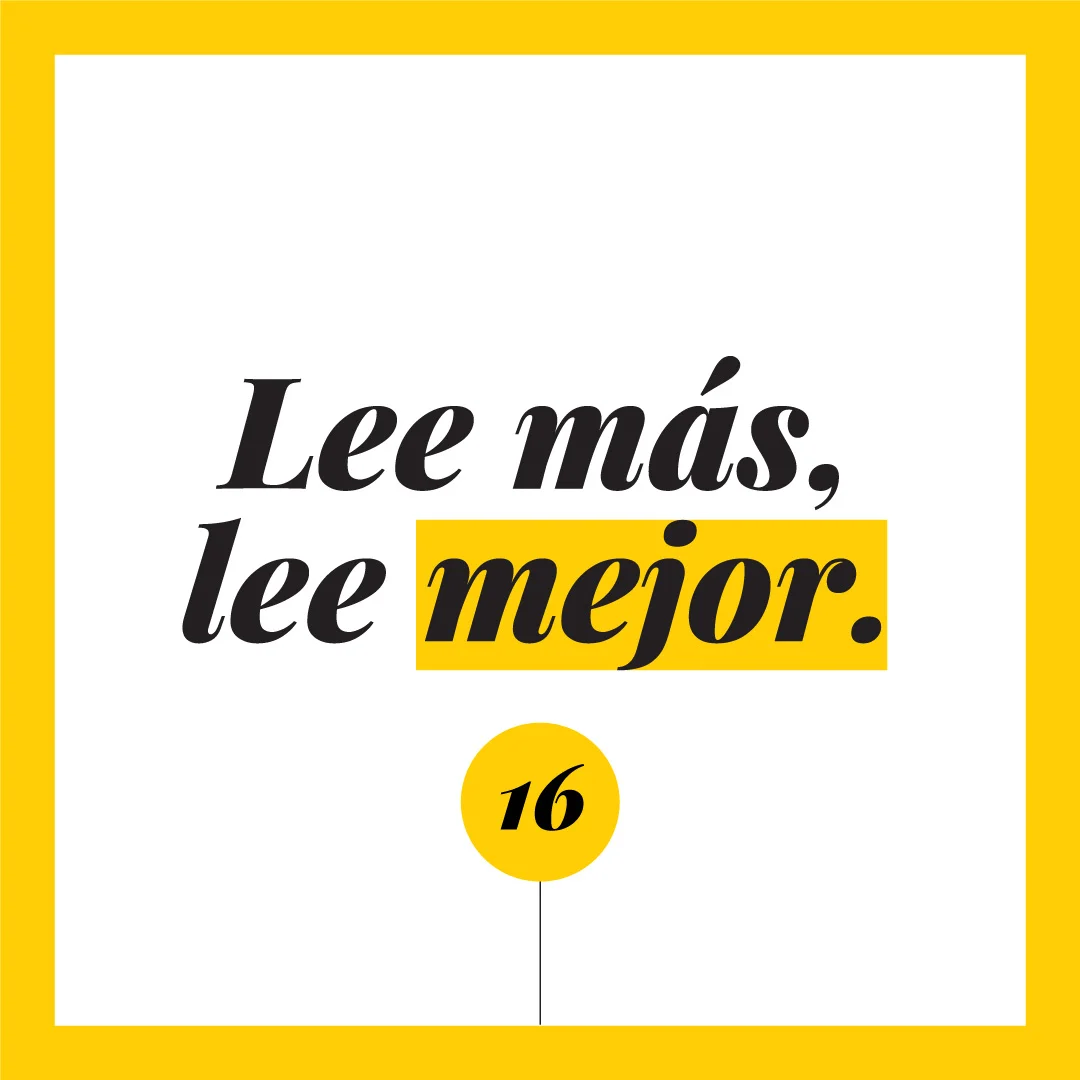 Lee más, lee mejor.