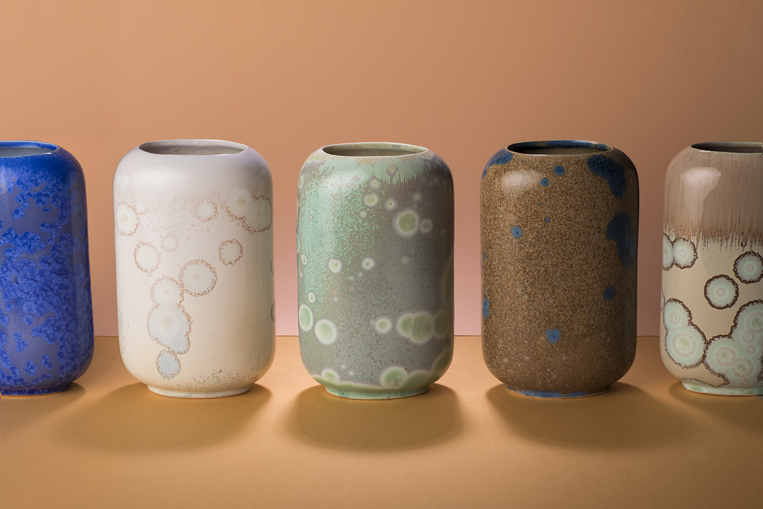 Crystalline glaze Vases