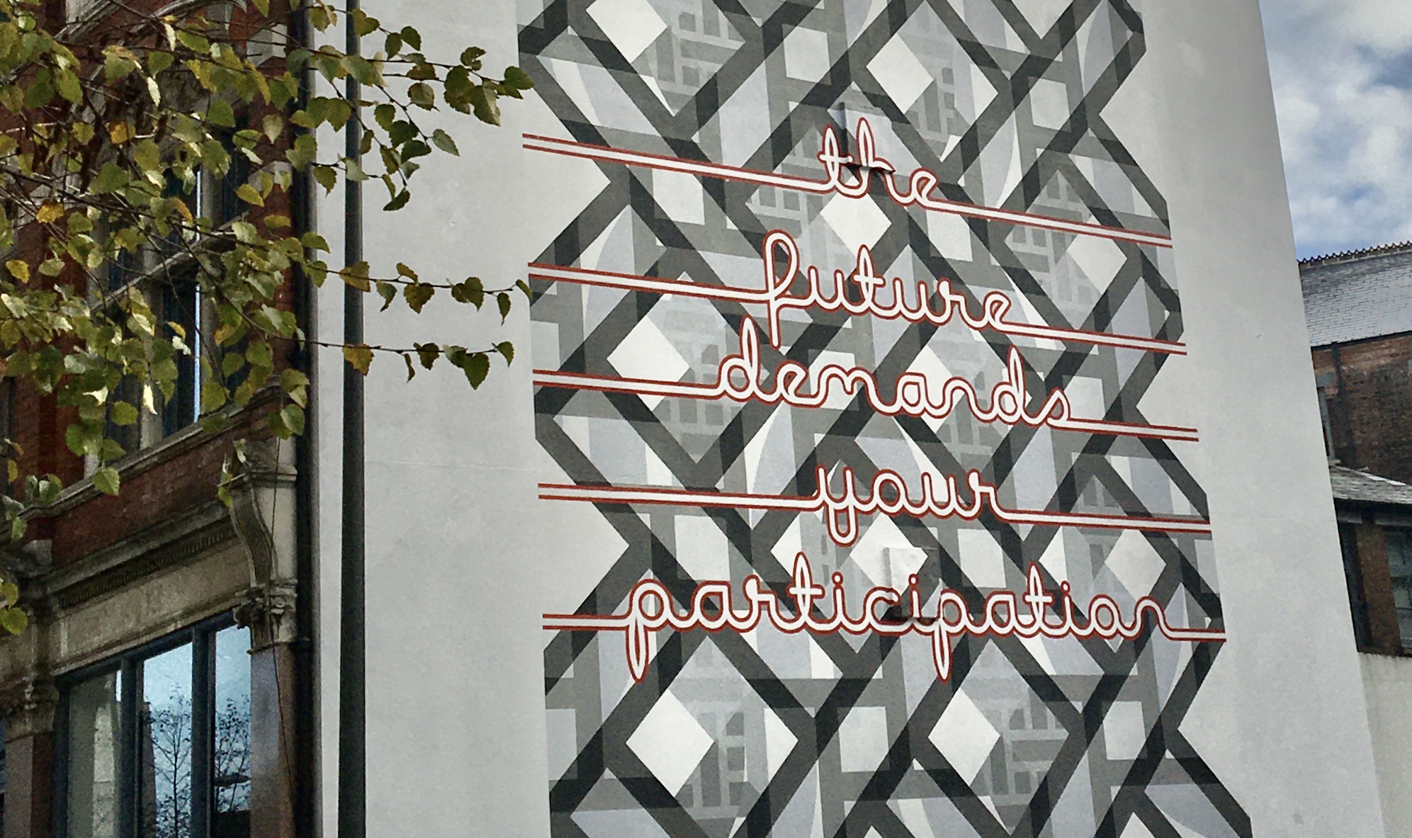 New mural:   This is A Promise revealed