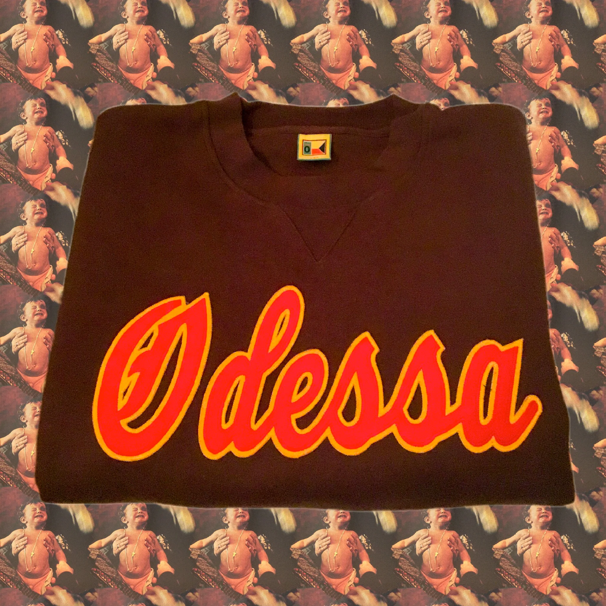 Oakland Felt Crewneck Sweatshirt