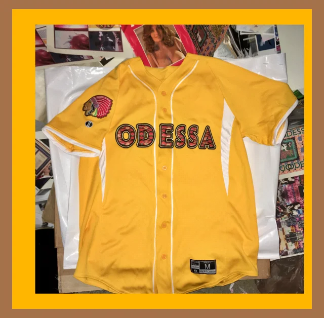 Navajo Sublimated Twill Baseball Jersey (Gold)