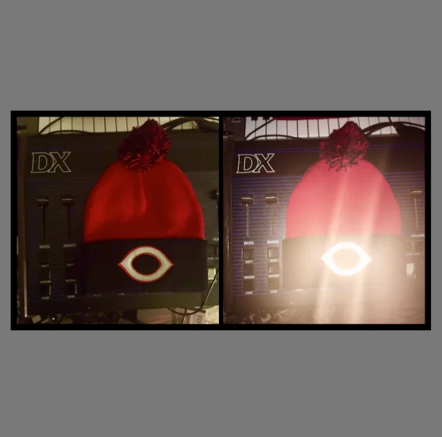 Natti 3m/Felt Pom Beanie ( Black and Red)