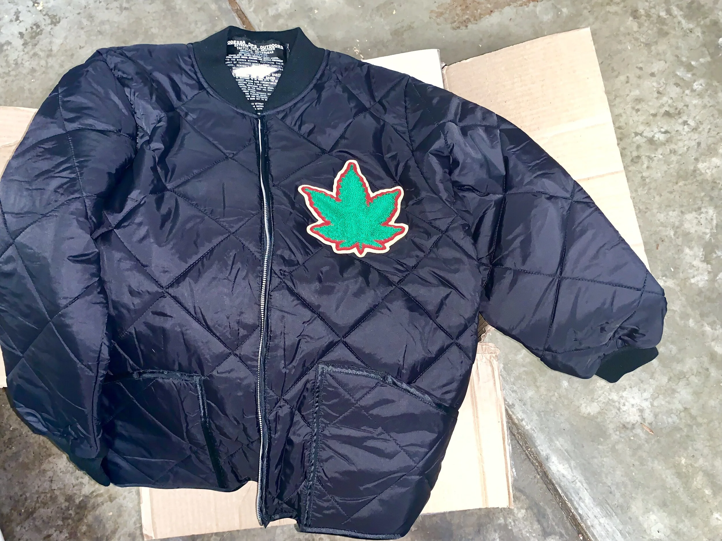 Lucifer Quilted Bomber Jacket