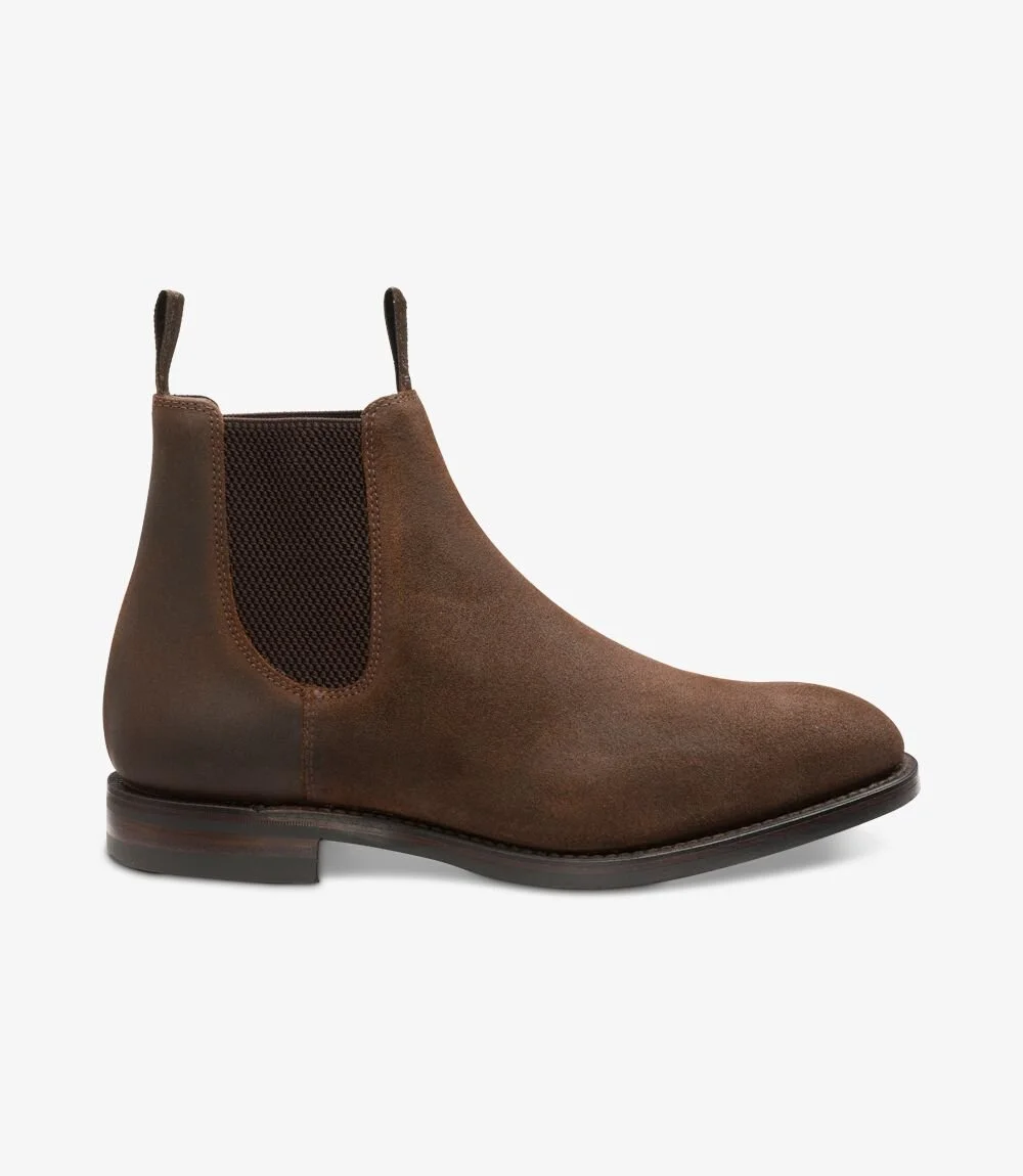Loake Chatsworth Wax Brown Suede 