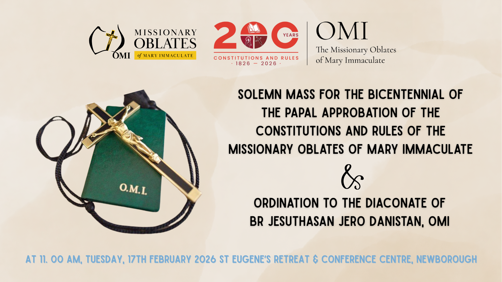 Ordination to the Diaconate of Br Danistan Jero Jesuthasan OMI