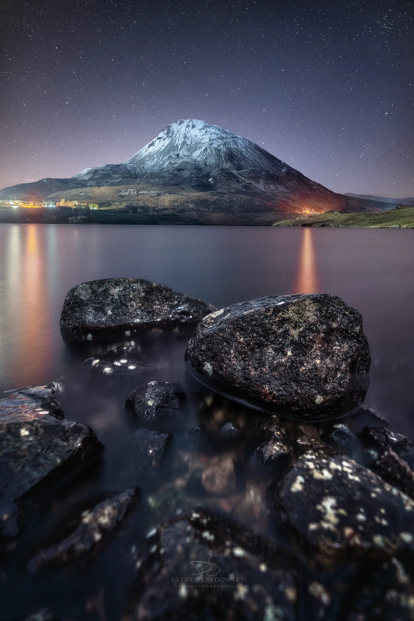 Errigal Mountain and Dunlewy Lough