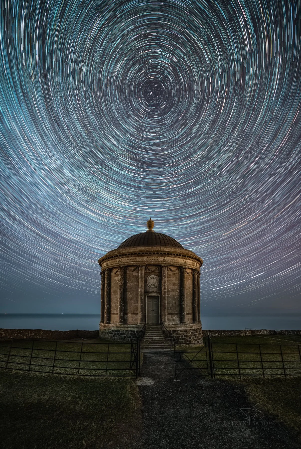 Mussenden Temple - Star Trails