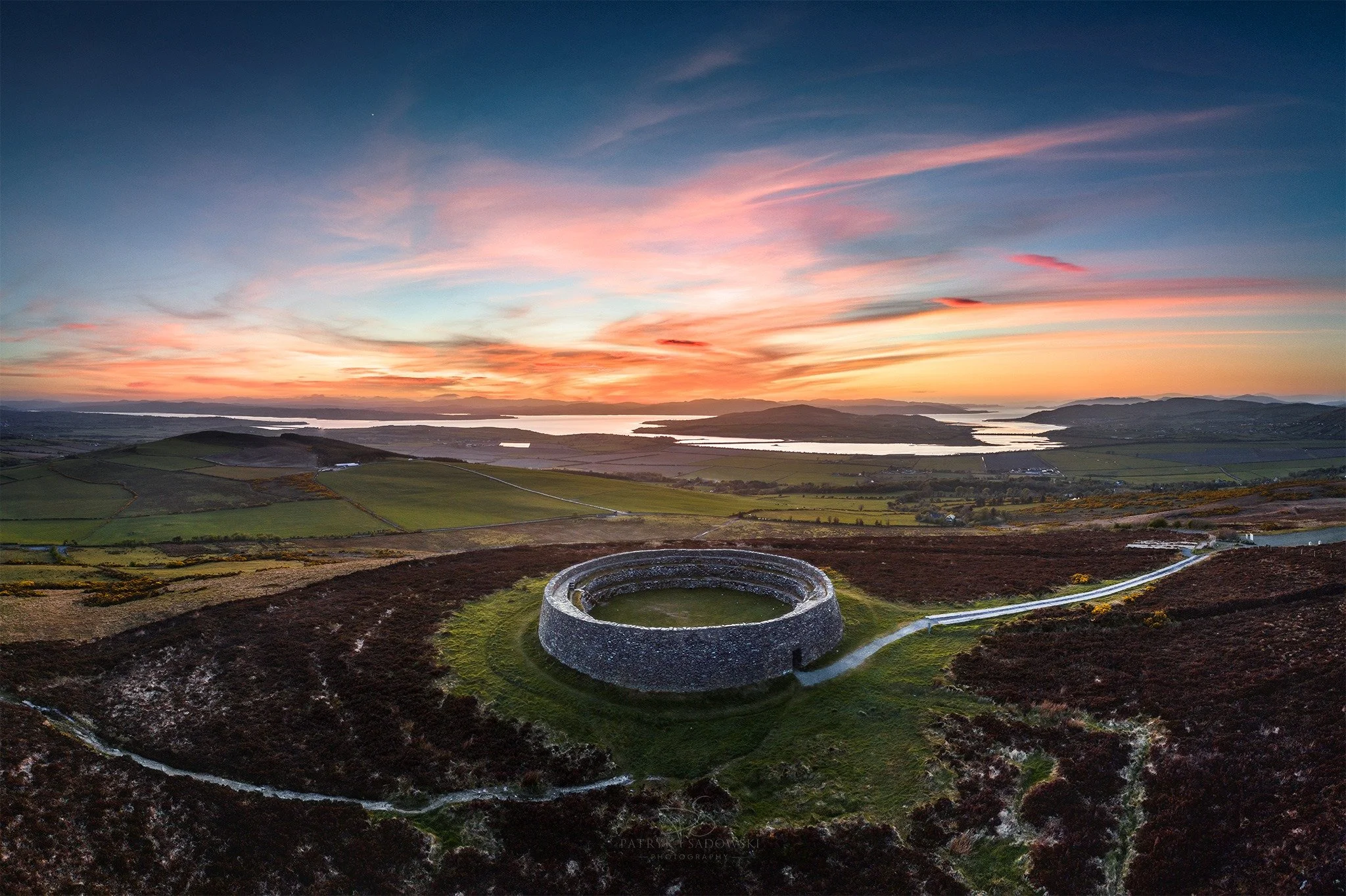 Sunset at Grianán of Aileach