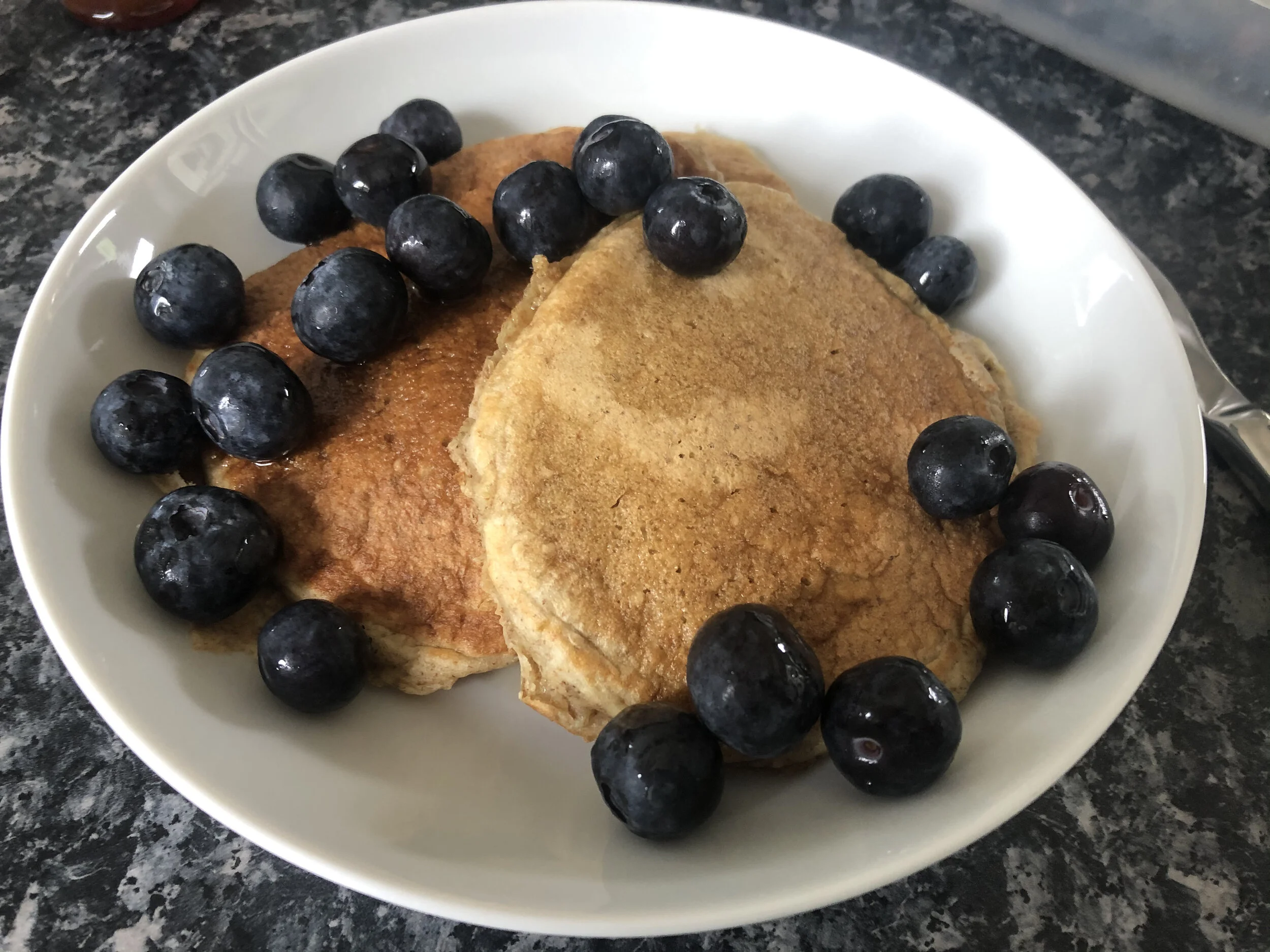 Le secrète des pancakes Américains délicieux 😋, moelleux, et "healthy"
