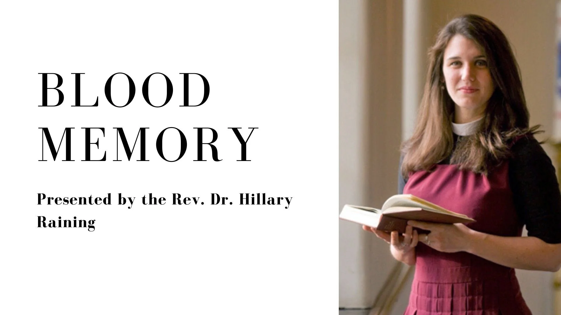 Genealogy Group - Dr. Hillary Raining presents Blood Memory