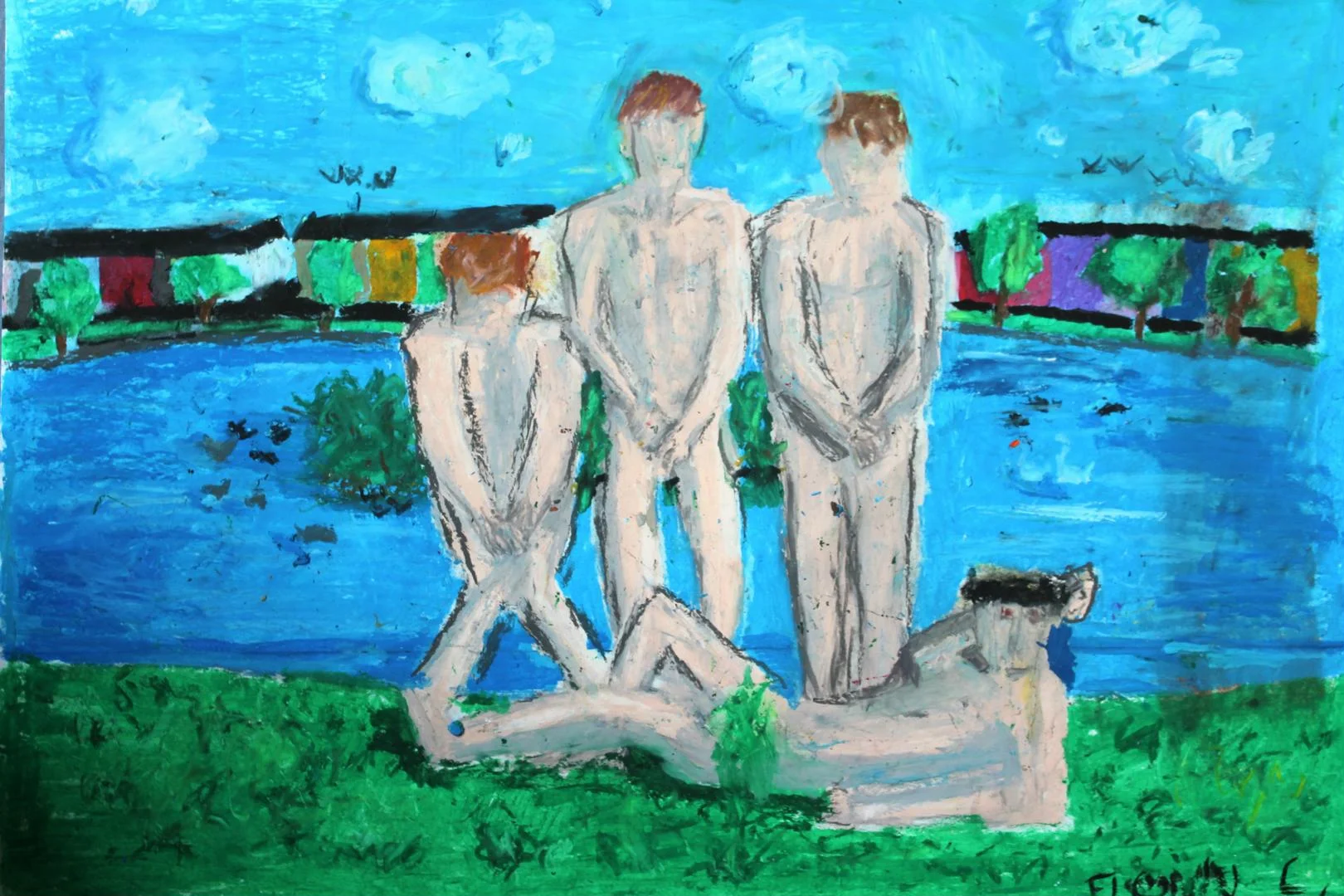 Fionn Coleman 'Nude in lough Ine' 3rd. yr p.118.JPG