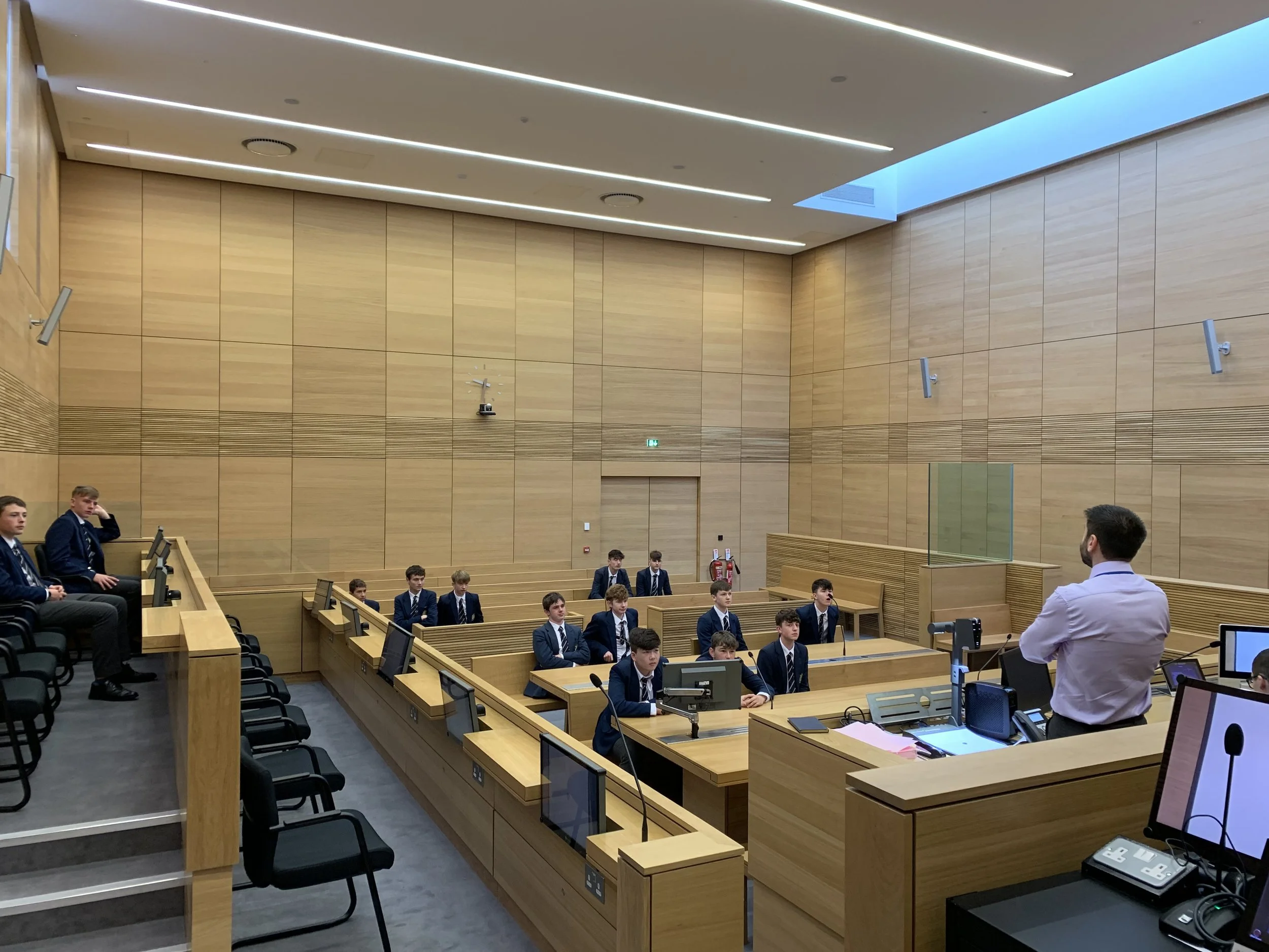 TY Pupils visit to the Courts 