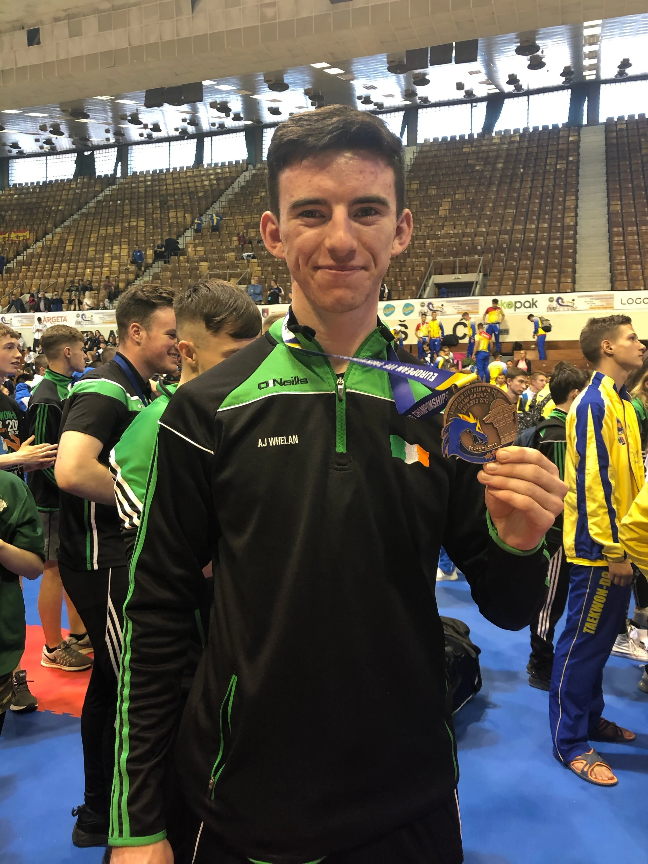 AJ Whelan -  Bronze Medalist European ITF Taekwondo Championships