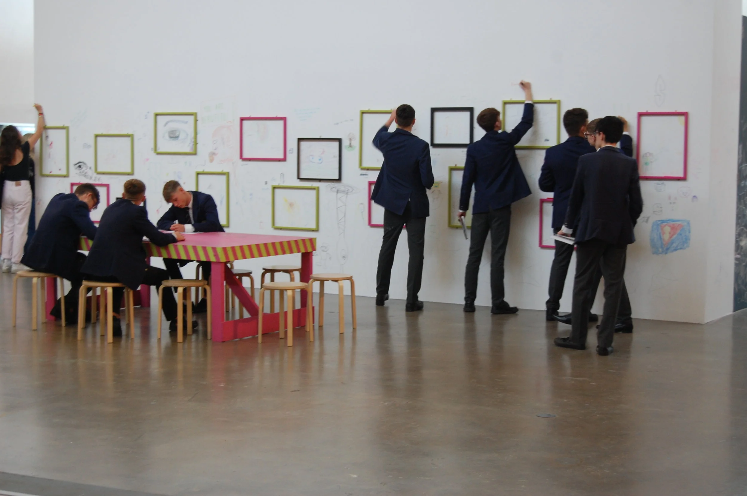 2nd &amp; 4th Year Art Students attend 'Seen not Heard' Exhibition