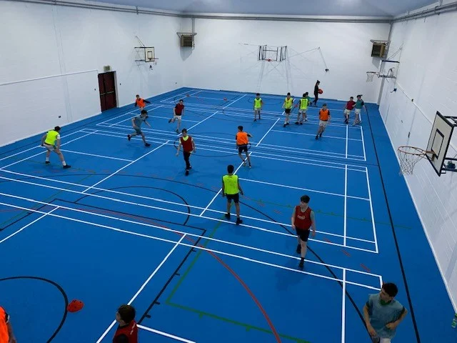 First PE Class in new Gym