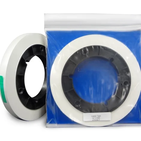 Leader Tape 1/2″ X 500′ Precision Cut Roll White