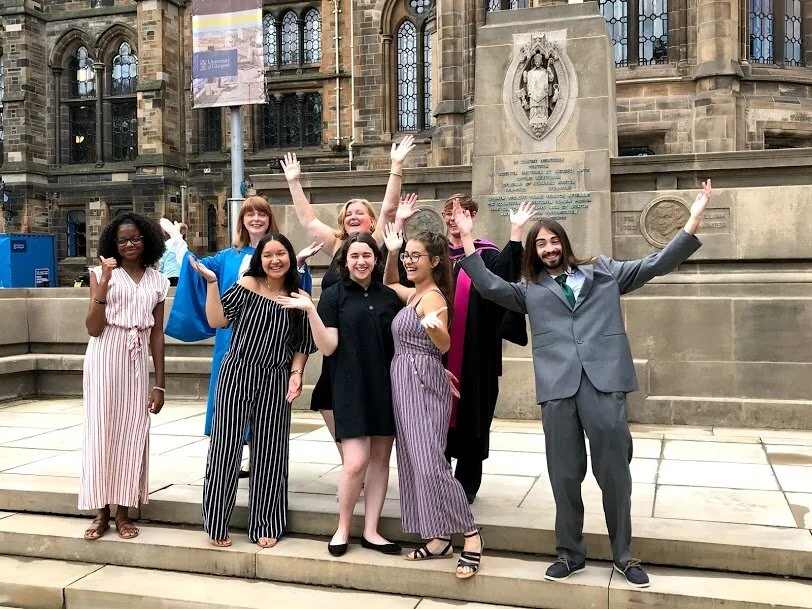 GLCPS students at the University of Glasgow summer program