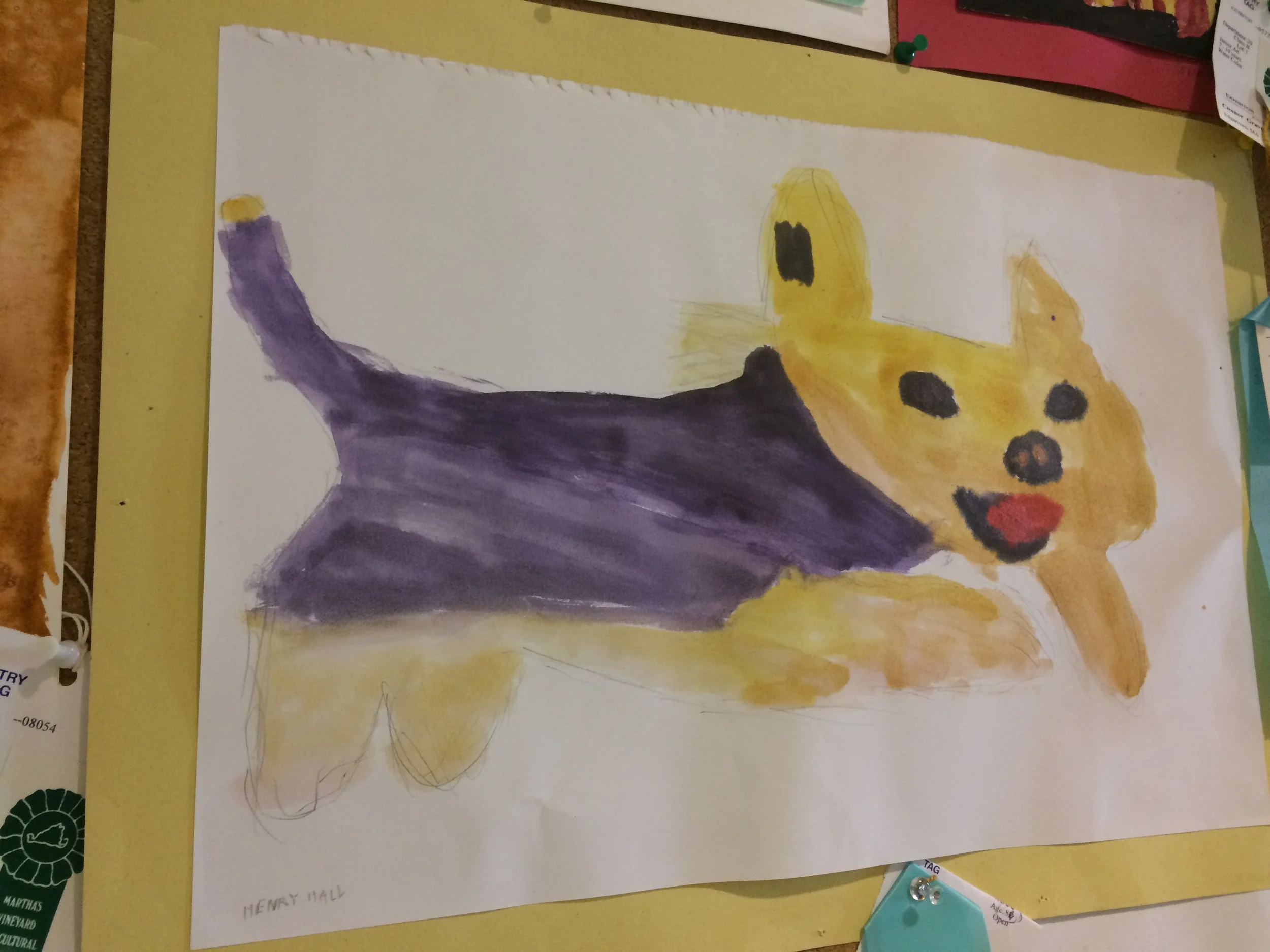 Someone submitted a portrait of Last-Place-Lucy wearing a sweater....Spot on!