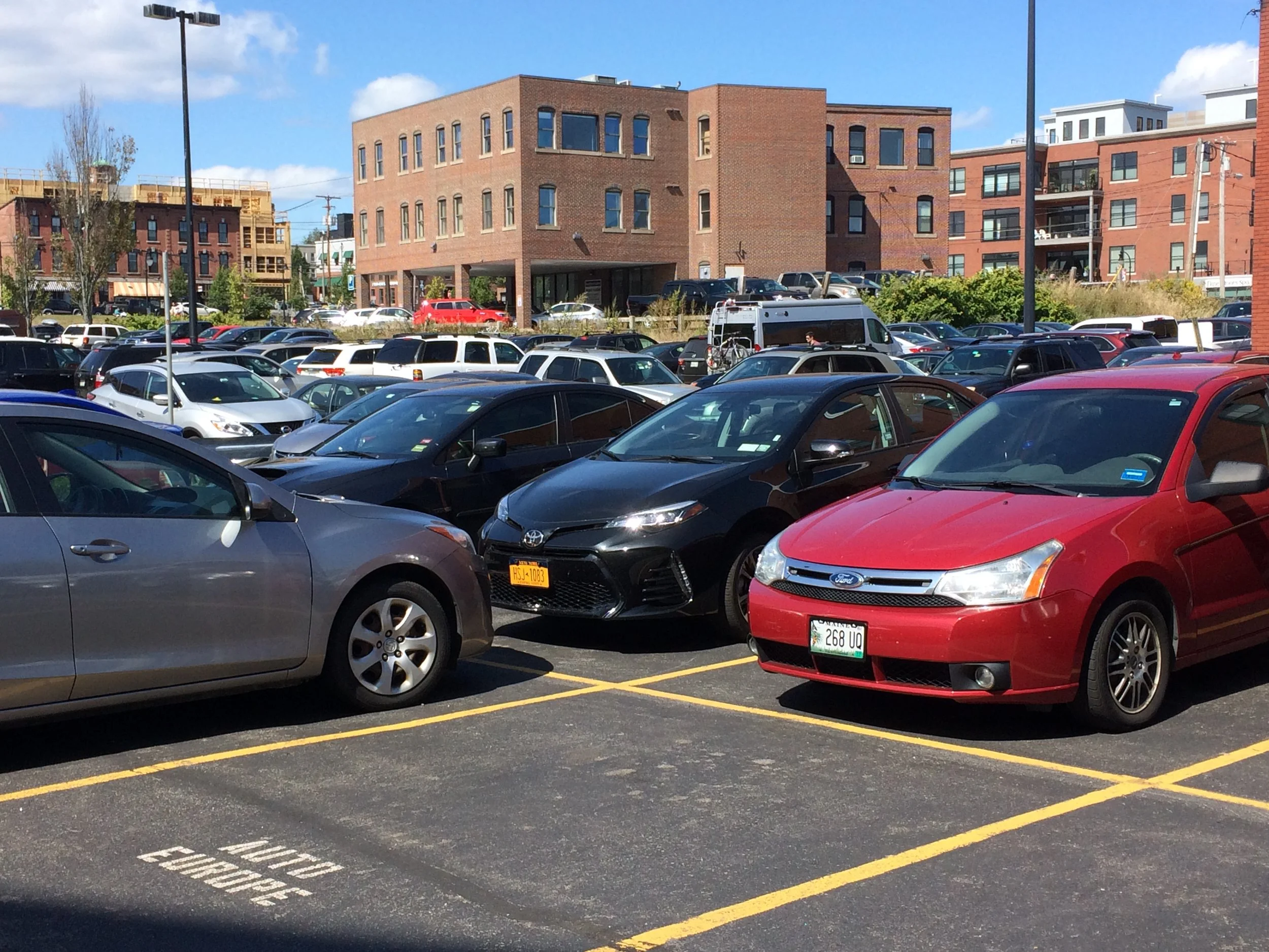 Can you find us?...We'll never lose our car in a parking lot again?