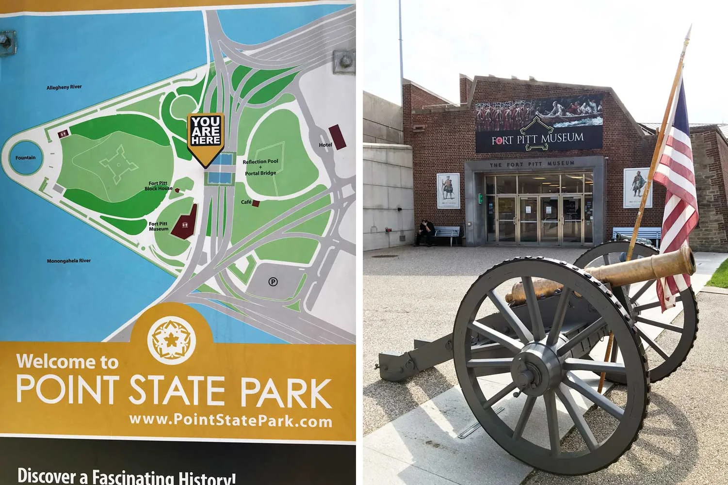 Point State Park and Fort Pitt Museum, both are free!
