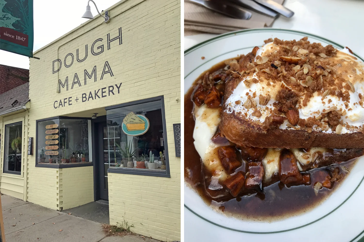 Dough Mama Mashmellow Sweet Potato French Toast