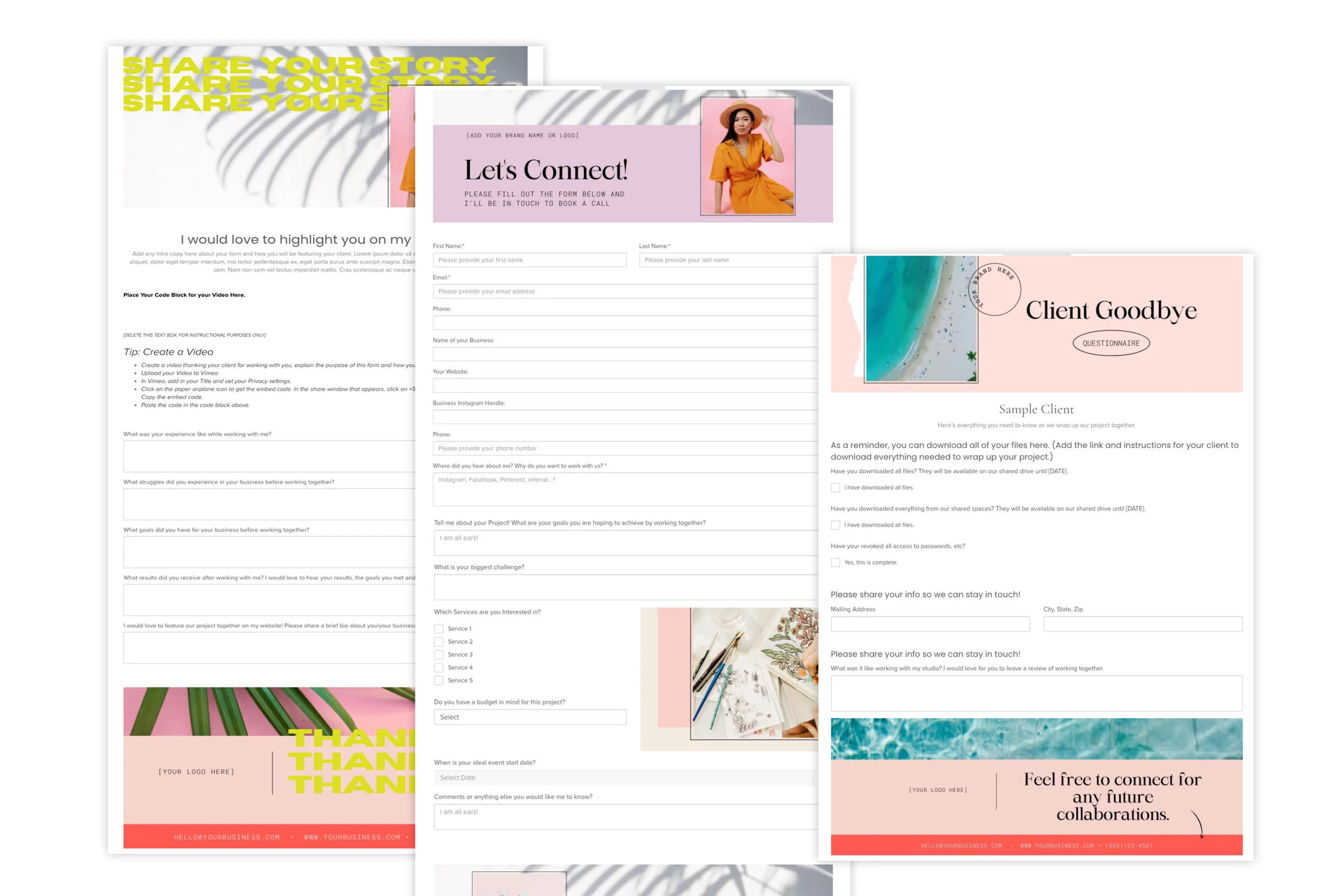Dubsado New Client Checklist Bright Collection The Creative 