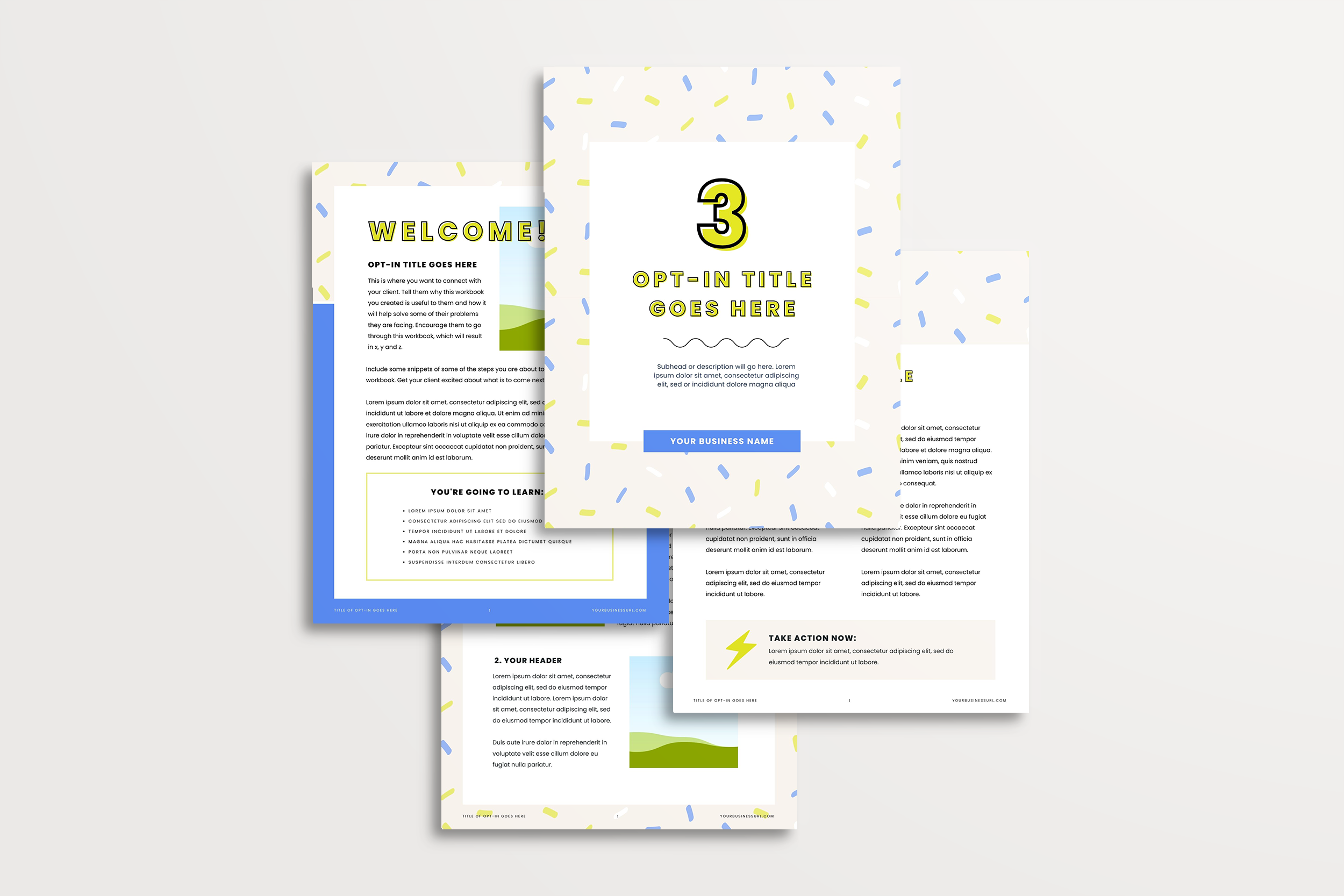 PDF Opt-in Template 3 | Bright Collection — The Creative Template Shop