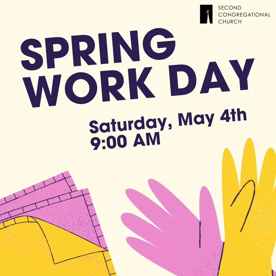 This Saturday the Trustees are hosting Spring Work Day! 🧽🧹💪 The work will be mostly indoor cleaning. Lend a hand!