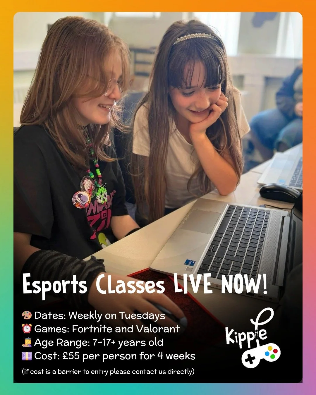 Esports is here at Kippie! ✨🎮
Love gaming? Want to level up your skills and compete with others? 👾
Kippie now runs Esports sessions where young people can learn teamwork, strategy, and communication - all while playing their favourite games. 🕹️🔥
