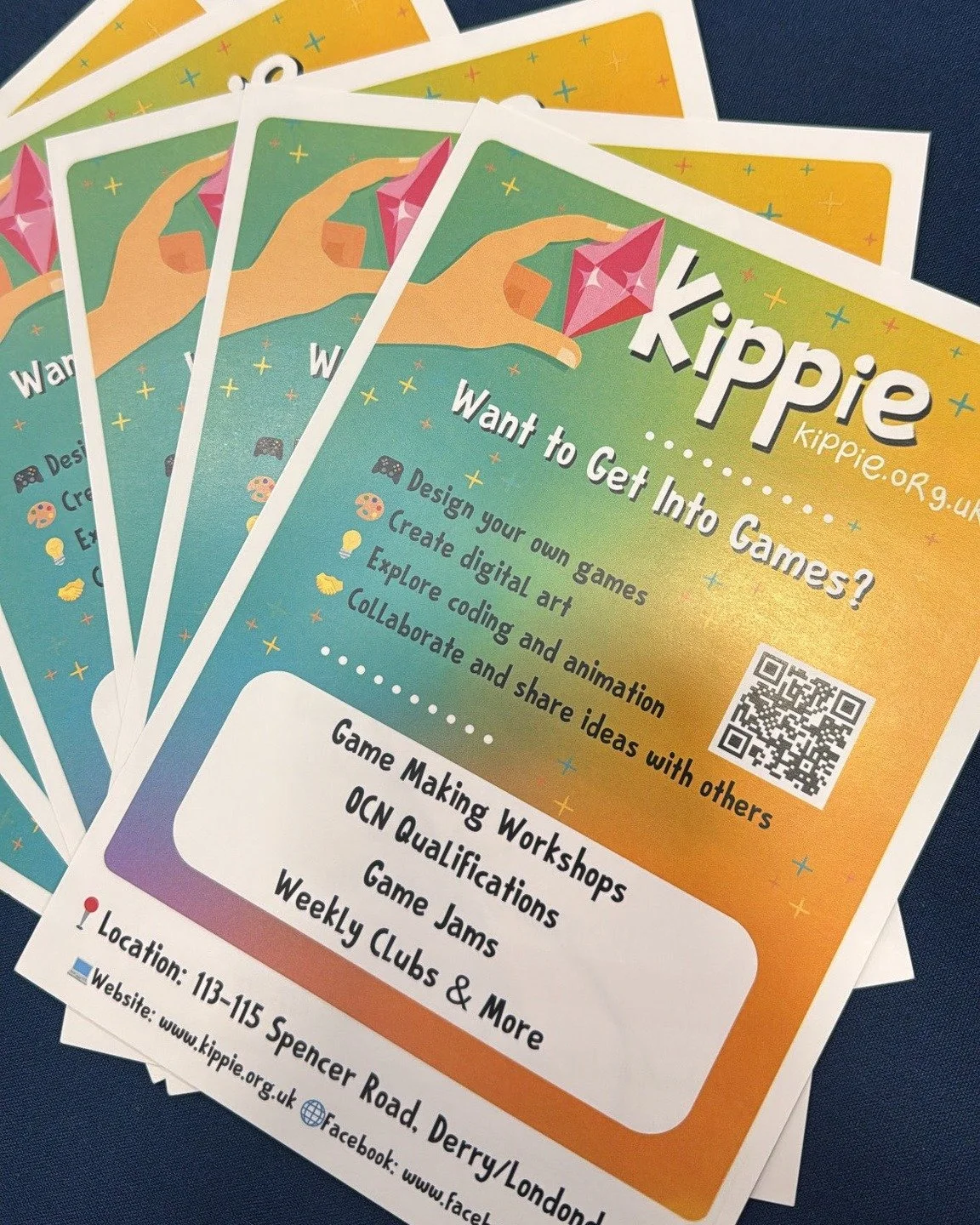 IT&rsquo;S LEAFLET DAY!!! 🎉
Our brand-new event handouts just arrived and they look so good 😍

Don't want to wait for a leaflet? 
Check out our website at www.kippie.org.uk for more info!