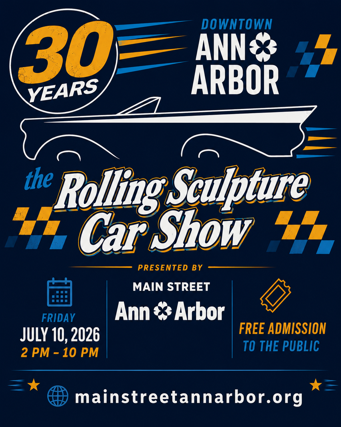 Rolling Sculpture Car Show Celebrates 30 Years in Downtown Ann Arbor
