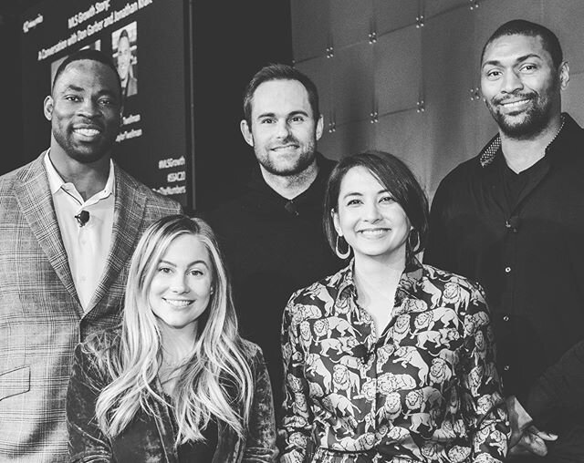 Always look forward to @sloansportsconf - great mix of people, and grateful to be on this wise panel of tenacious athletes who were generous enough to share their time and their insights on how to navigate LIFE when the game ends. Prepare early, defi