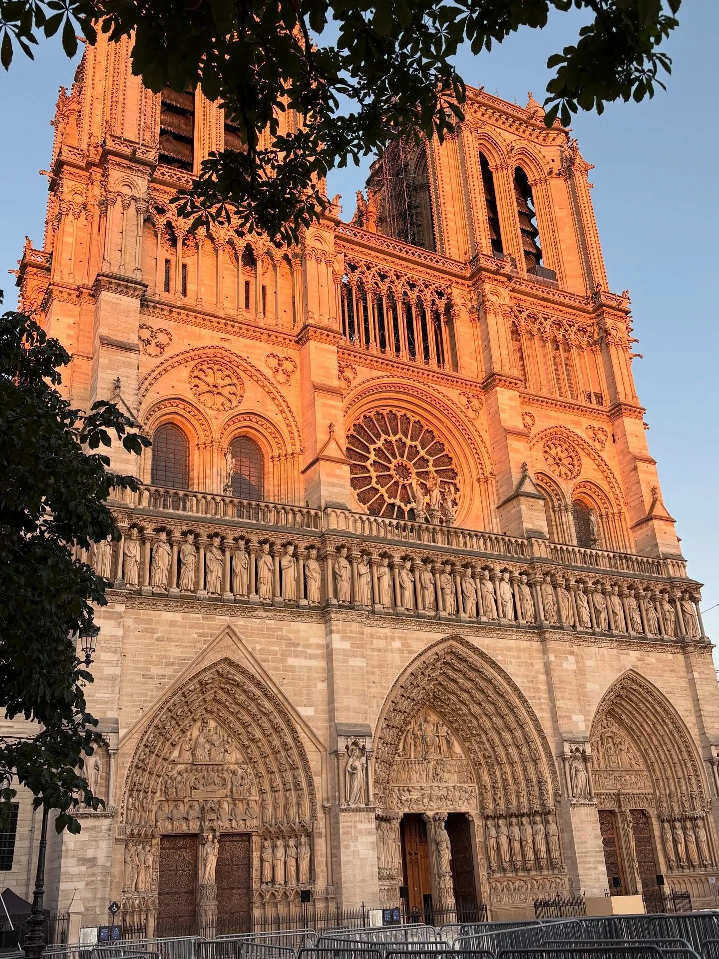 Facade done! Gargoyles under construction