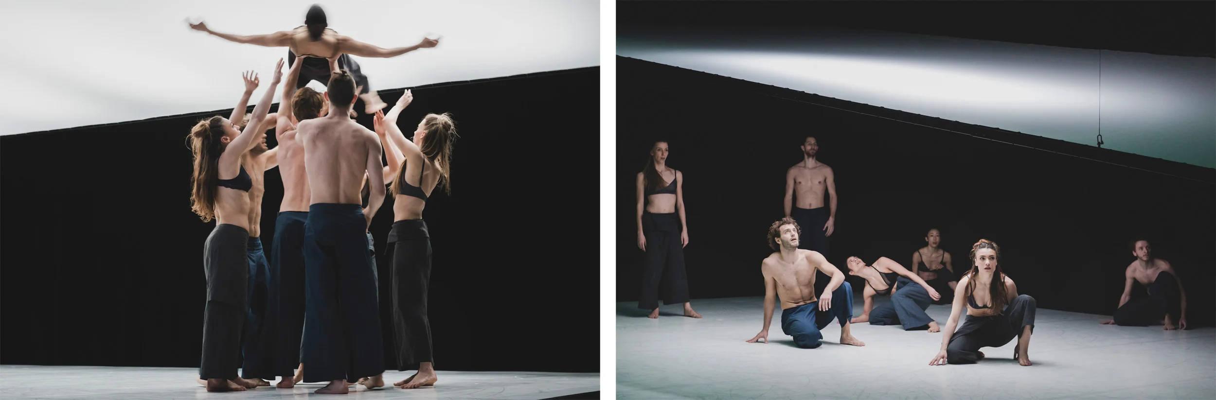 ↑ Compagnie Linga - Théâtre de l'Octogone, Pully 'Flow', chorégraphie de Katarzyna Gdaniec et Marco Cantalupo ↓