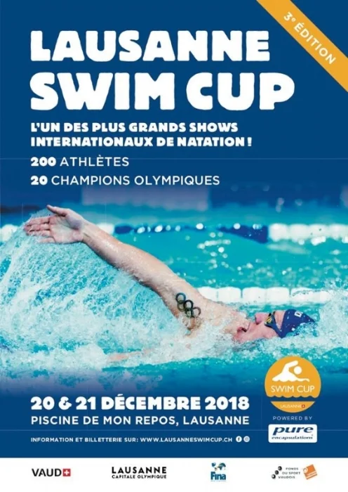  Affiche Lausanne Swim Cup 2018 