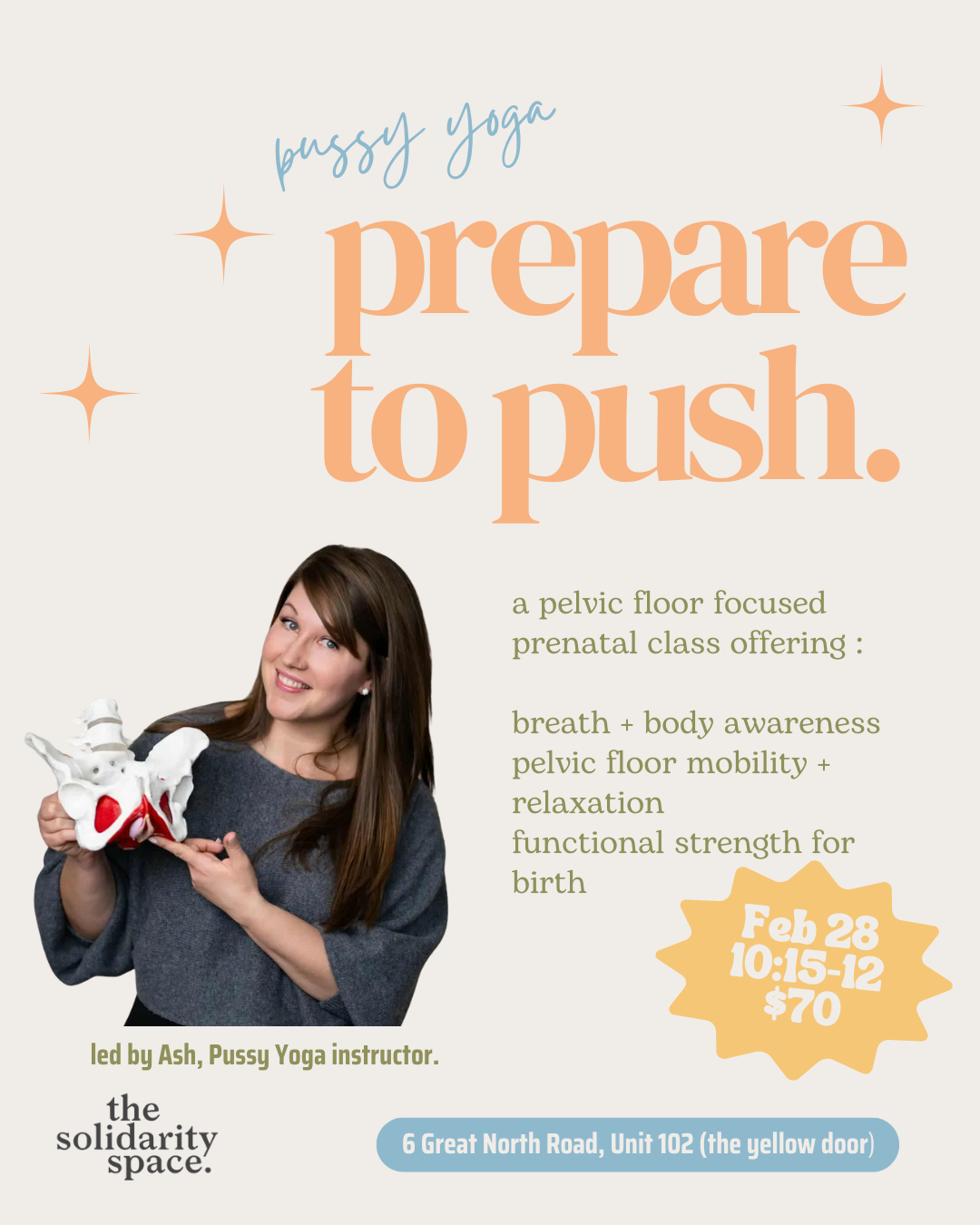 Feb 28- Pussy Yoga: Birth Prep Workshop