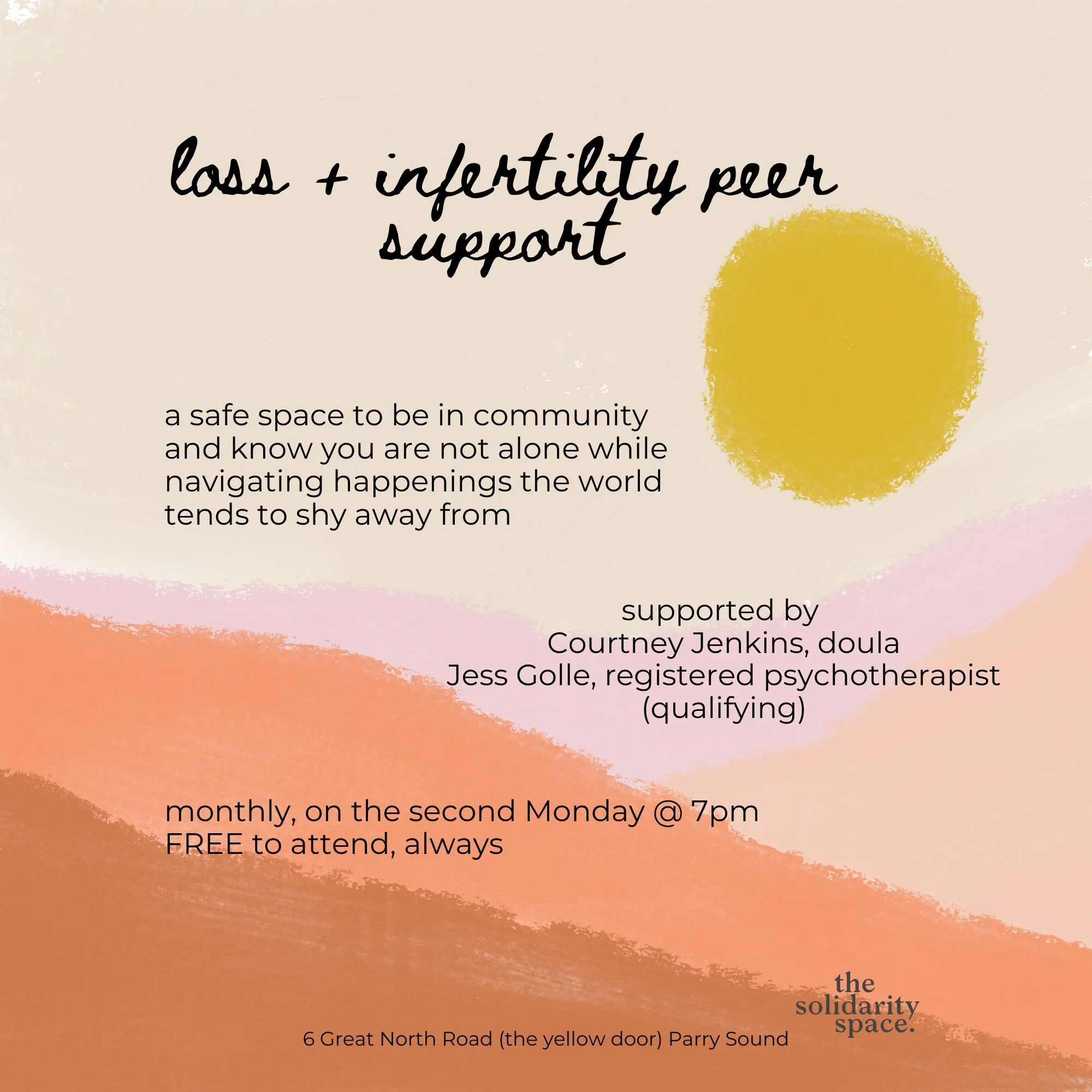 infertility and loss peer support