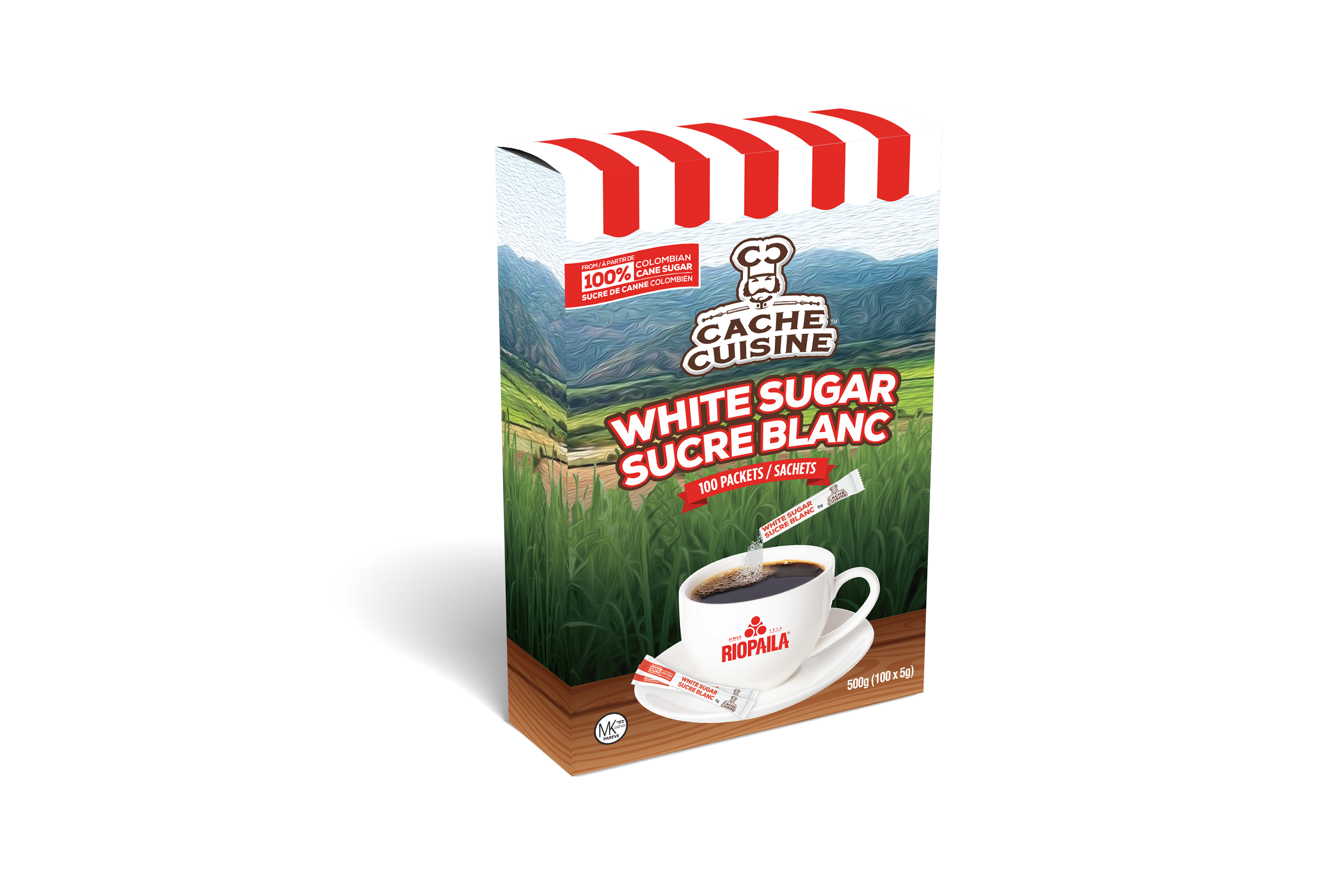 White sugar packets — Cache Cuisine