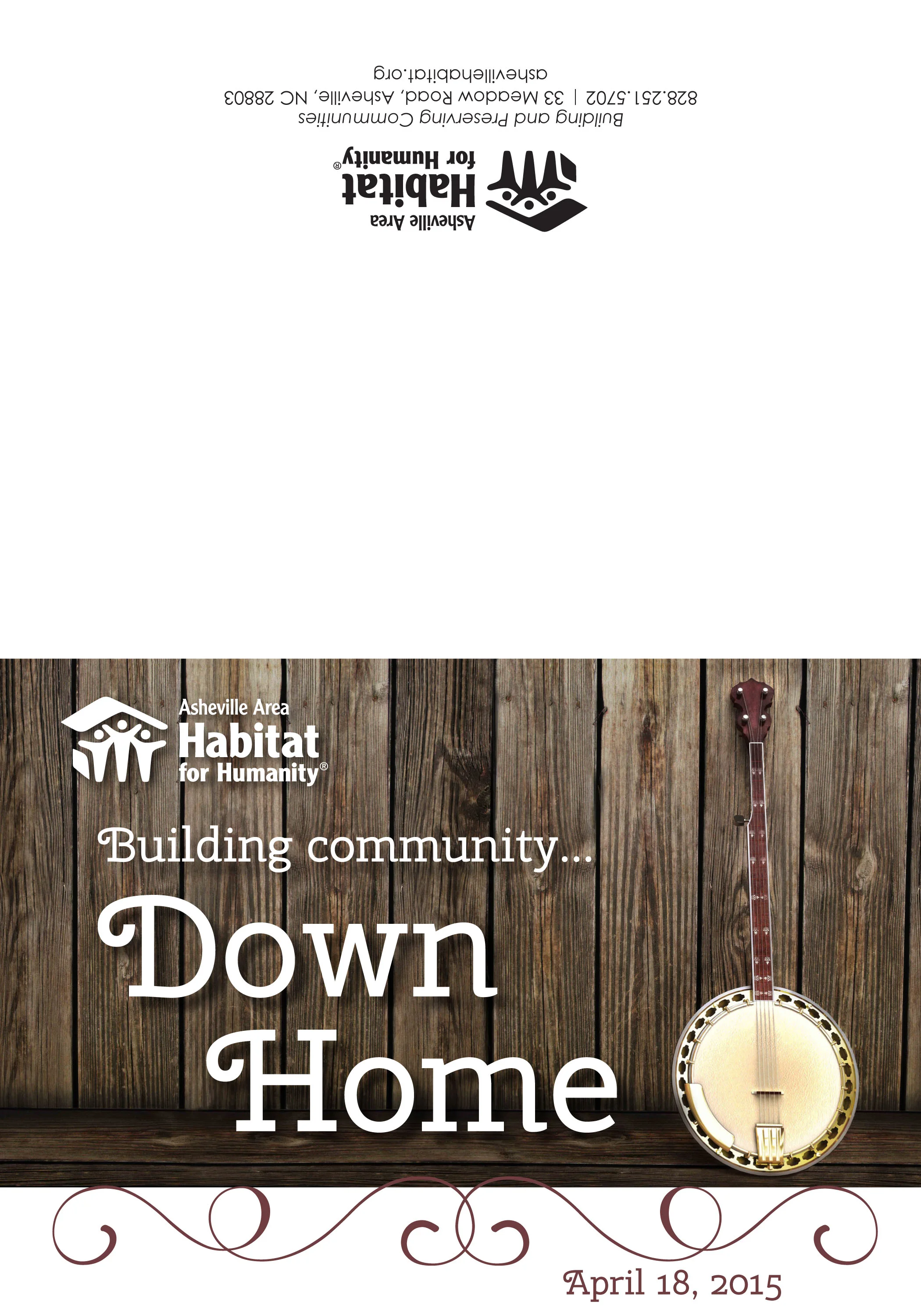 Folded Invitation - outside