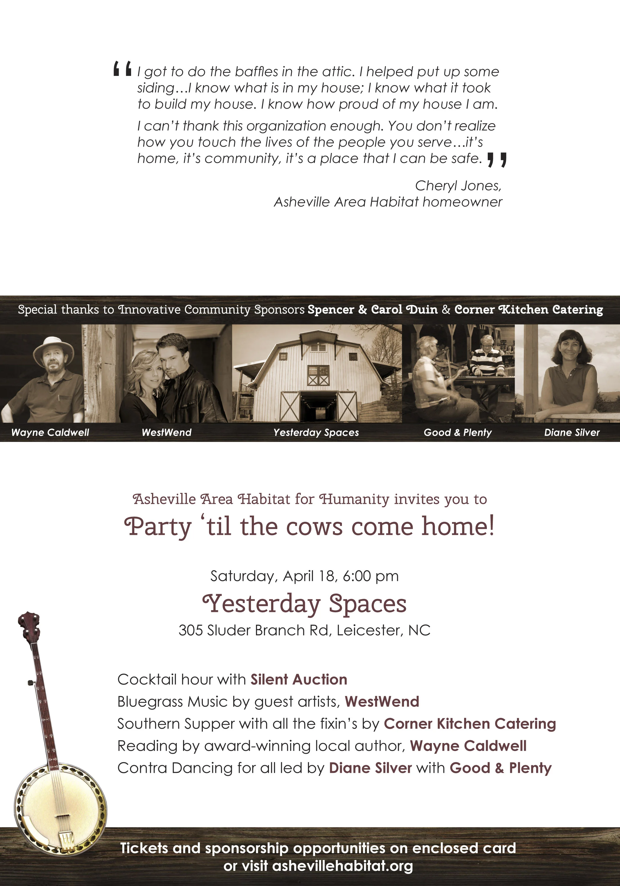 Folded Invitation - inside