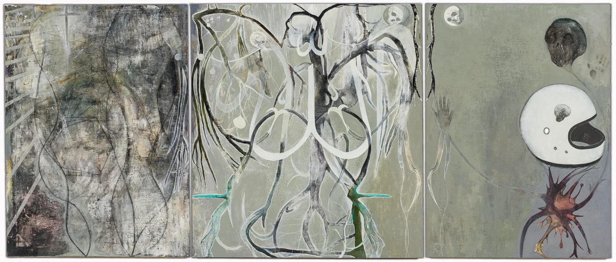 CA NC ER, 66 x 156", oil on linen 2016