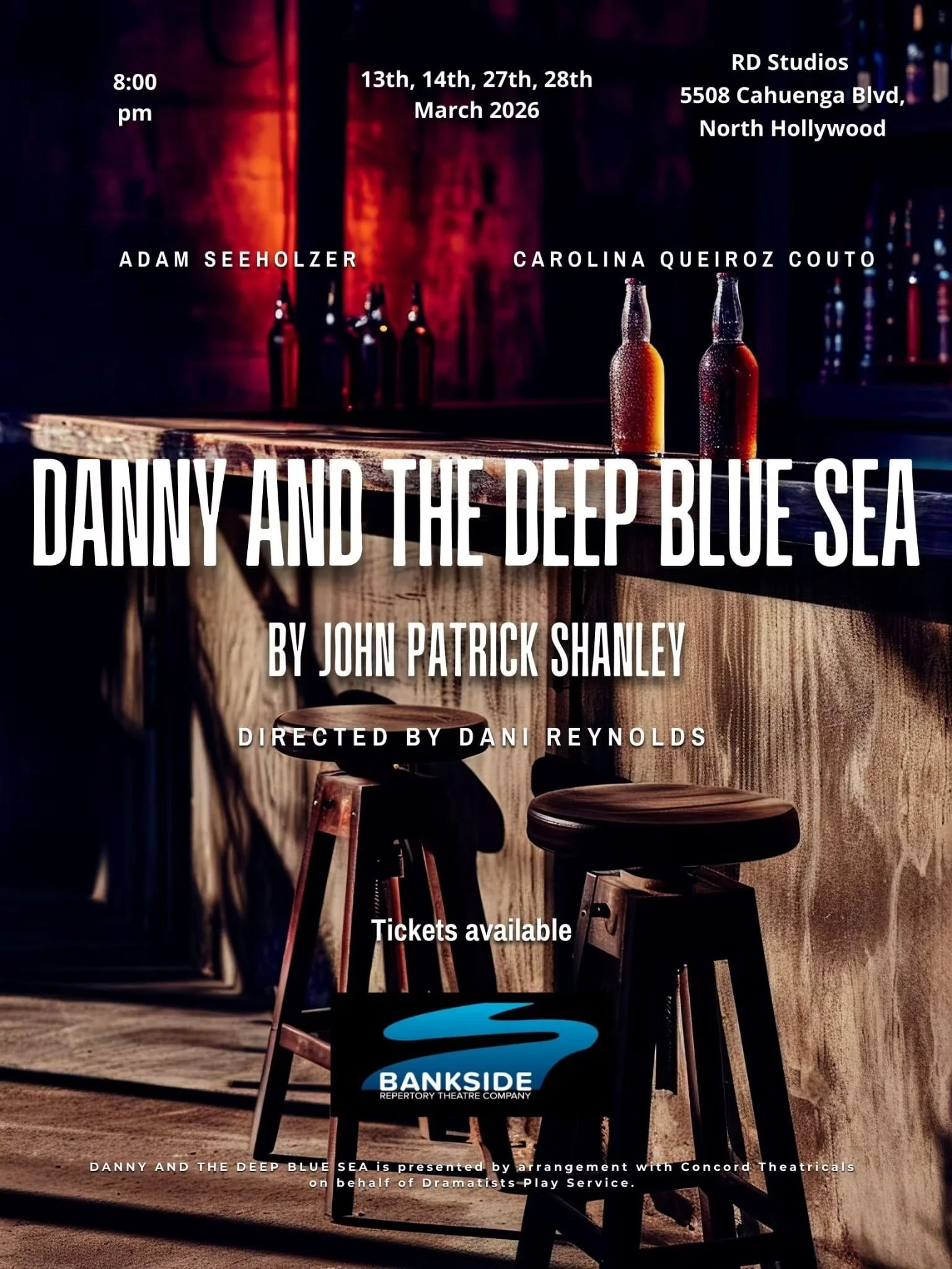 Danny and the Deep Blue Sea at Bankside Rep