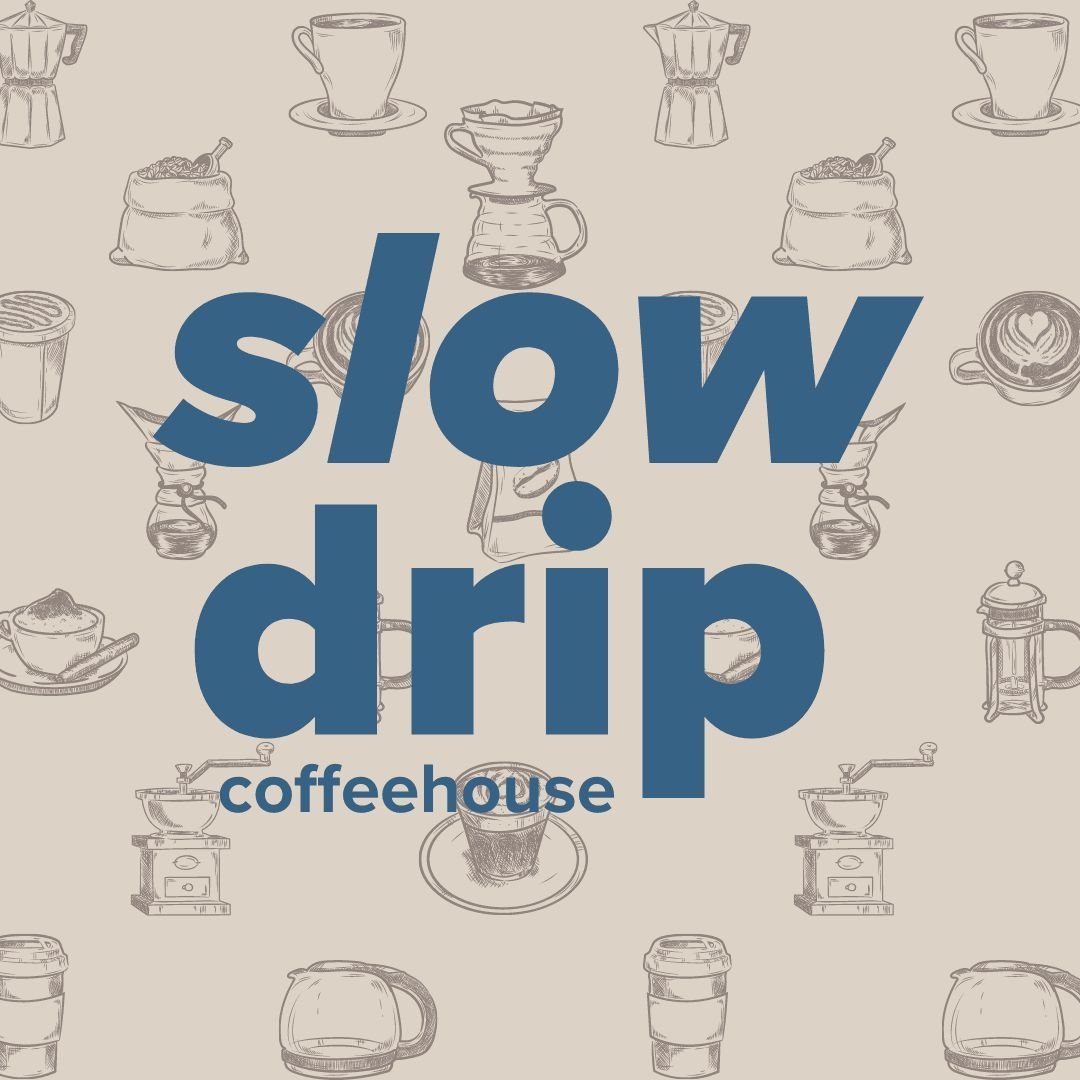 LAST  slow drip of the semester! We're looking forward to ending the semester with you! We'll be pouring out coffee this morning from 8-11am in the Fireside Cafe.