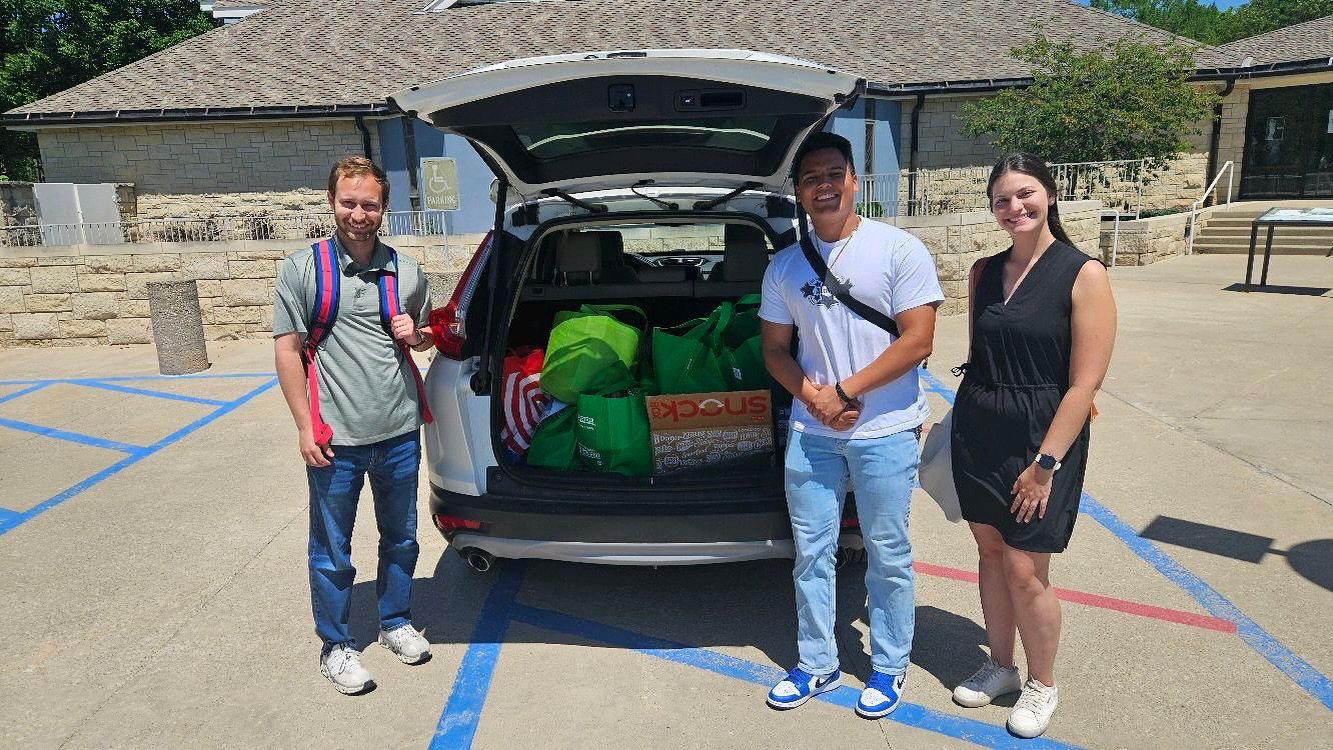 Thank you so much to the students that contributed to our food drive for Catholic Charities! Cleaning out your kitchens before summer helped us give 197lbs of food to help feed the food insecure in Lawrence. Thank you to Jane Tuttle in our permanent 
