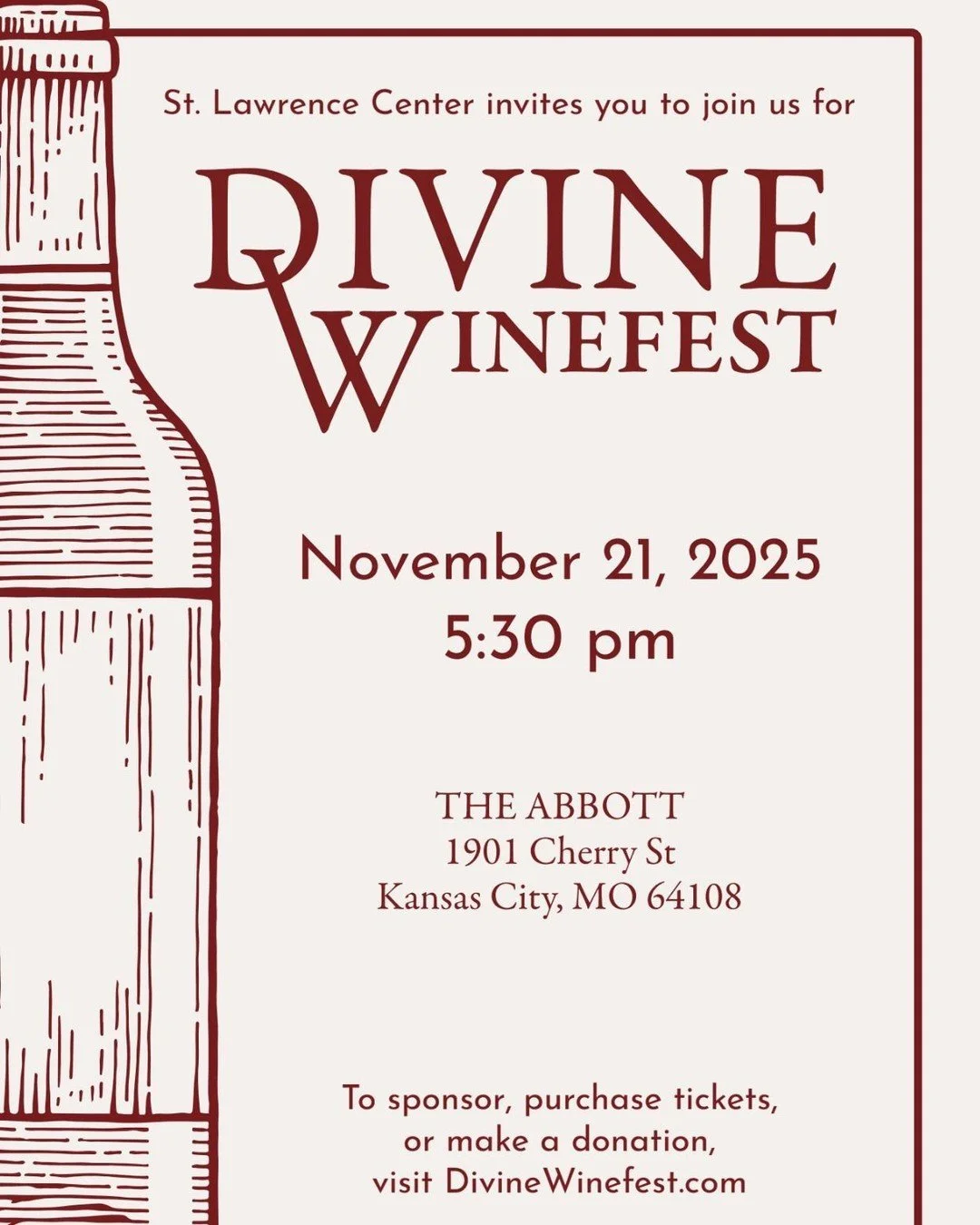 Sponsorships are going fast! Don't miss your chance to be a part of the biggest #KUCatholic party of the year at Divine Winefest 2025. We can't wait to celebrate all the great things happening at Divine Winefest. 

Sponsor using the link in our bio!
