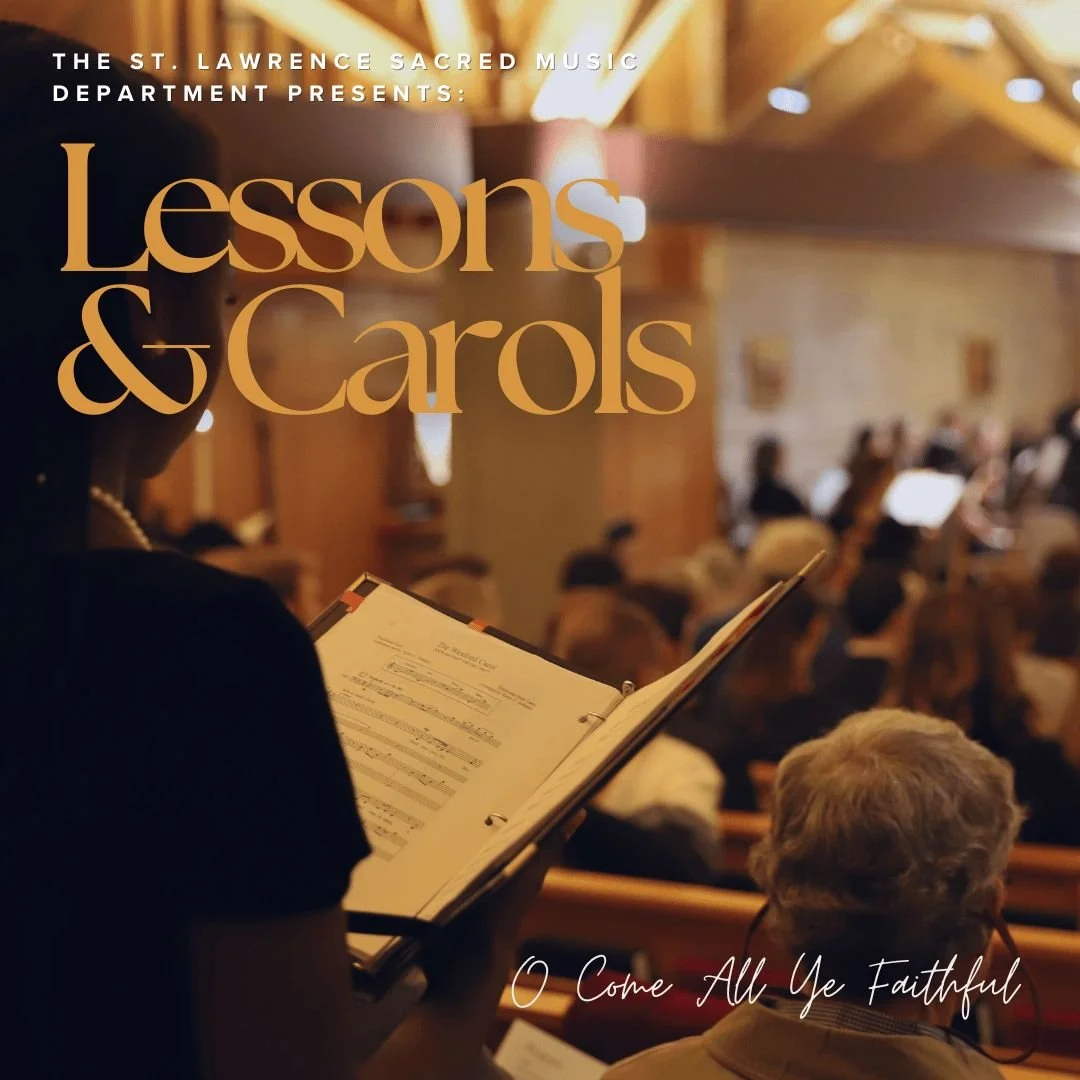 Mark your calendars! 

Join us on Tuesday, December 9th for the 38th Annual Festival of Lessons &amp; Carols presented by the SLC Sacred Music Department! Orchestra and Organists will offer a beautiful Advent showcase of Christmas carols - perfect fo